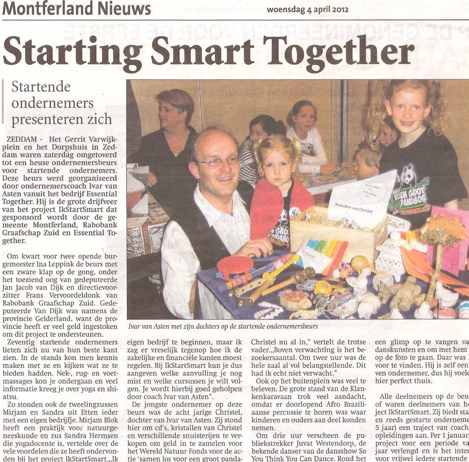  - Montferland Nieuws & Gelderse Post 4-4-2012 Starting Smart Together